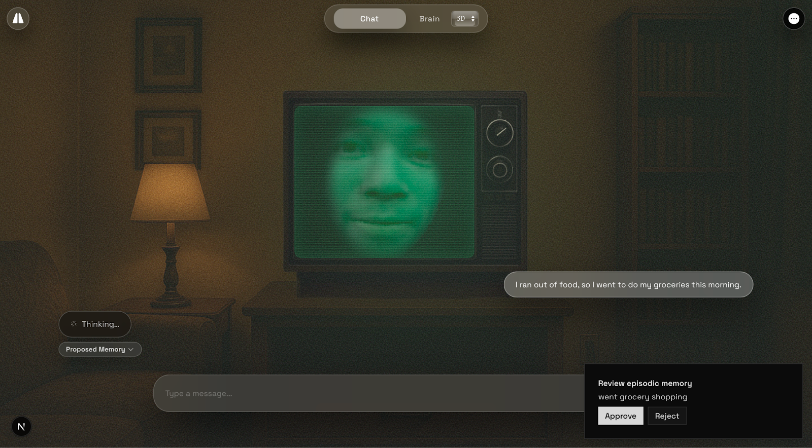 Memory Approval Interface